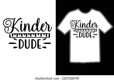 Kinder dude svg design file