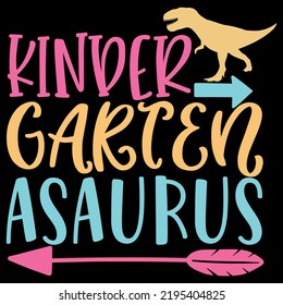 Kinder Garten Asaurus - Diseño de camisetas