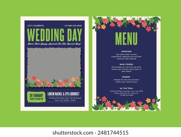 Kinder Wedding Day Invitation Template