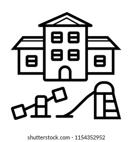 kindergarden icon vector