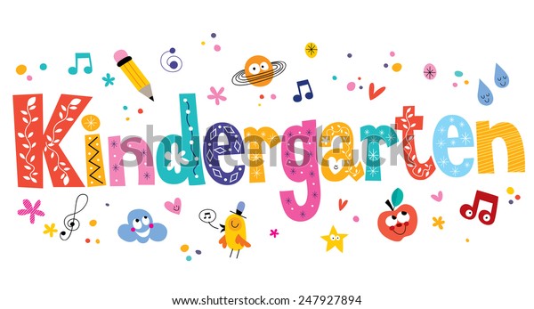 Kindergarten Stock Vector Royalty Free