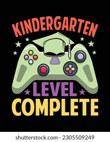 Kindergarten Level Complete T-Shirt Design