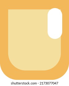 Kindergarten milk, illustration, vector on a white background.