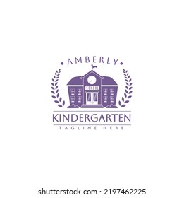 Kindergarten School Or Preschool Logo , Day Care Logo ,child Care Logo