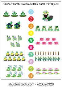 Kindergarten Sheets vector illustration