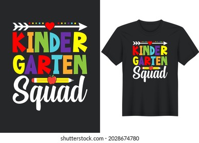 Kindergarten Squad Funny Back To School Teacher Design