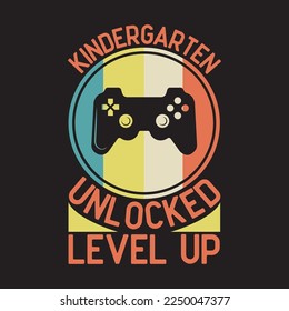 Kindergarten Unlocked Level Up Gamer Boys Back To School