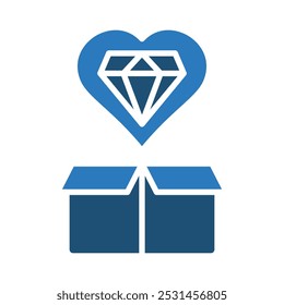 Kindhearted Donation icon line vector illustration