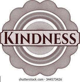 Kindness abstract rosette