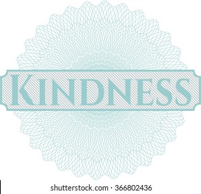 Kindness abstract rosette