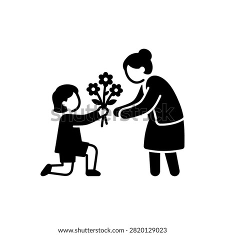 Kindness Blooms Through a Child’s Flower Offering icon
