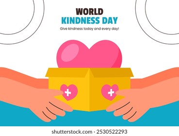 Kindness Day Celebration Templates with a Flat Cartoon Background