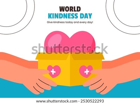 Kindness Day Celebration Templates with a Flat Cartoon Background