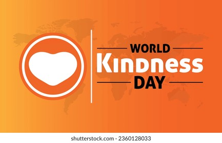 kindness day  November 13.  Holiday concept. Template for background, banner, card, poster  design .