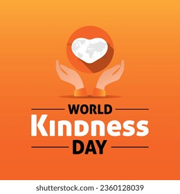 kindness day  November 13.  Holiday concept. Template for background, banner, card, poster  design .