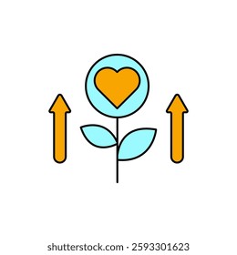 kindness icons  symbol vector elements for infographic web
