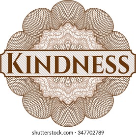 Kindness money style rosette