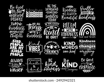 Kindness Quotes Sticker Bundle Set