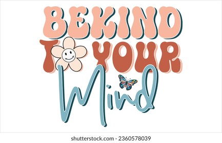 Kindness Retro SVG Design, Kindness Quotes Design, Retro Kindness Retro SVG Bundle.