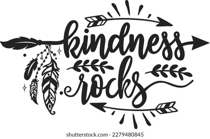 Kindness Rocks svg , Positivity design, Positivity Svg design