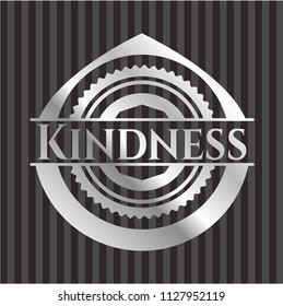 Kindness silver emblem or badge