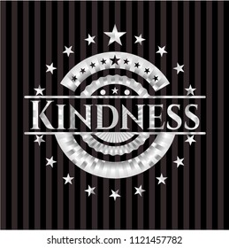 Kindness silver shiny badge