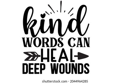 Kindness SVG T shirt Design Template