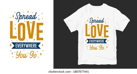 Kindness t shirt design slogan quotes typography lettering. Motivational inspirational words for t-shirt and merchandise