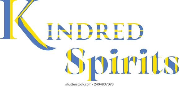 Kindred Spirit T-Shirt Design for Harmonious Style , Quate of Kindred Spirit Design 