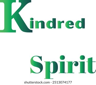 Kindred Sprit T-Shirt Creative Design with Special Quote