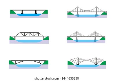Kinds of cool bridge vector collections