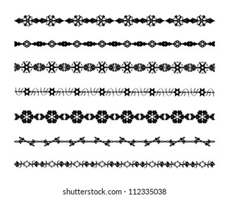 Kinds of decorative border, vector.