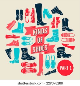 kinds of shoes. part 1