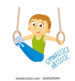 Kinds of sports. Athlete. Gymnastics artistic