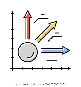 kinematics theory mechanical engineer color icon vector. kinematics theory mechanical engineer sign. isolated symbol illustration