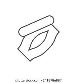 Kinesio tape line outline icon