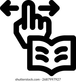Ícone De Esquema De Aprendizagem, Prática E Aprendizagem Cinestésica