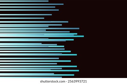 Kinetic abstract background light lines