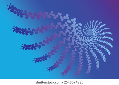 Kinetisches Hintergrunddesign. Abstraktes Hintergrunddesign.