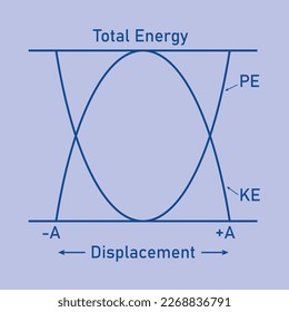 Kinetic and potential energy in simple harmonic motion. Energy changes.