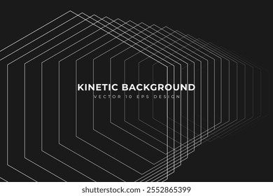 Kinetic Wave Line Abstract Background