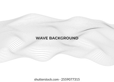 Kinetic Wave Line Abstract Background
