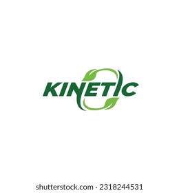 Kinetic Wordmark logo icon vector template.eps