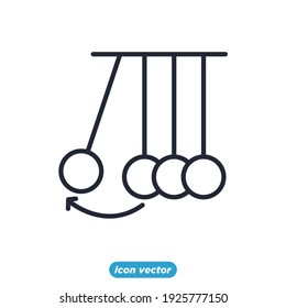 kinetics icon. Science element symbol template for graphic and web design collection logo vector illustration
