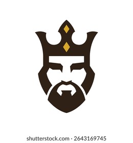 king abstract logo modern style