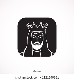 King arabian man vector illustration design