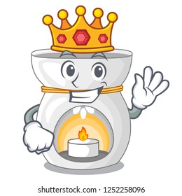 King aroma therapy lamp with flower cartoon
