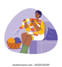 Ilustração de arte real em estilo plano