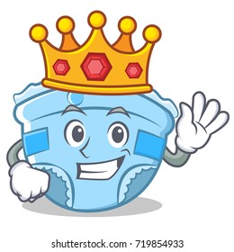 King baby diaper character cartoon
