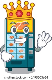 King bakery vending machine in the cartoon